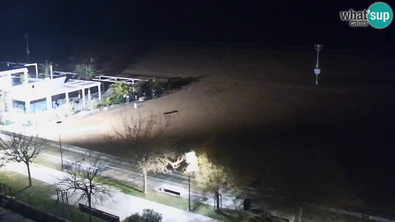 Web kamera Bibione plaža – pogled sa Ashanti ApartHotela