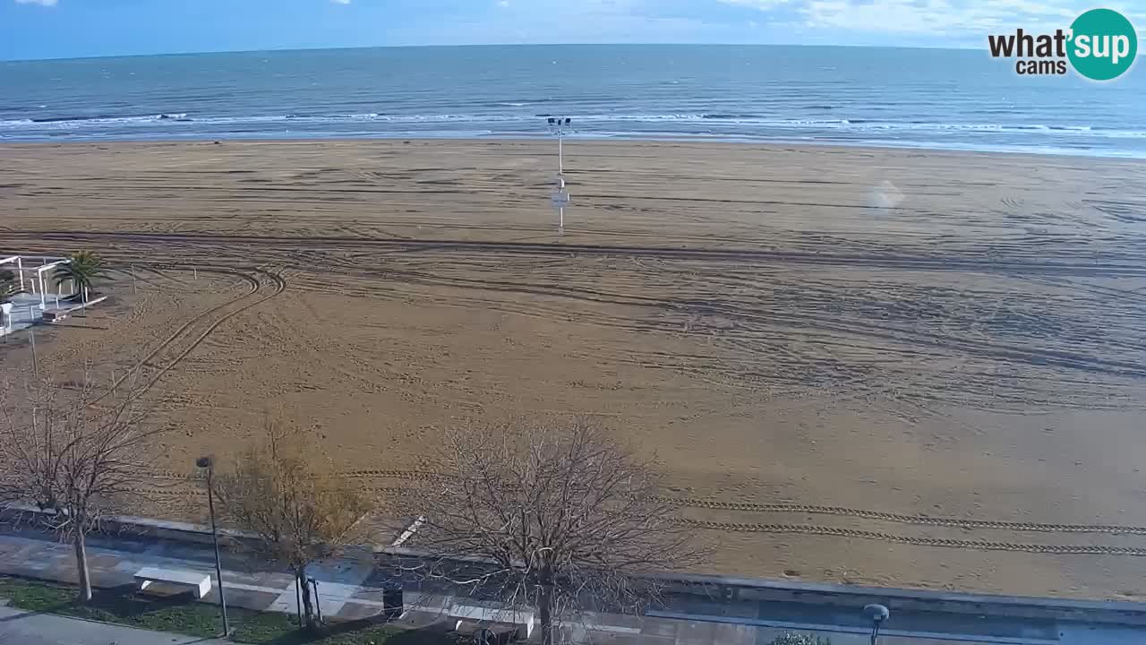 Webcam en vivo playa Bibione – vista desde Ashanti ApartHotel