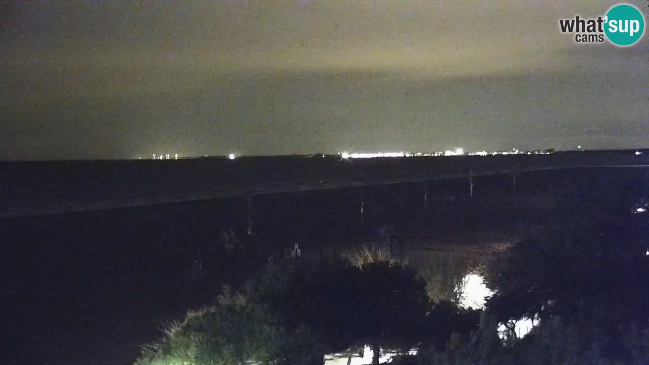 Web kamera Bibione plaža – pogled sa Ashanti ApartHotela