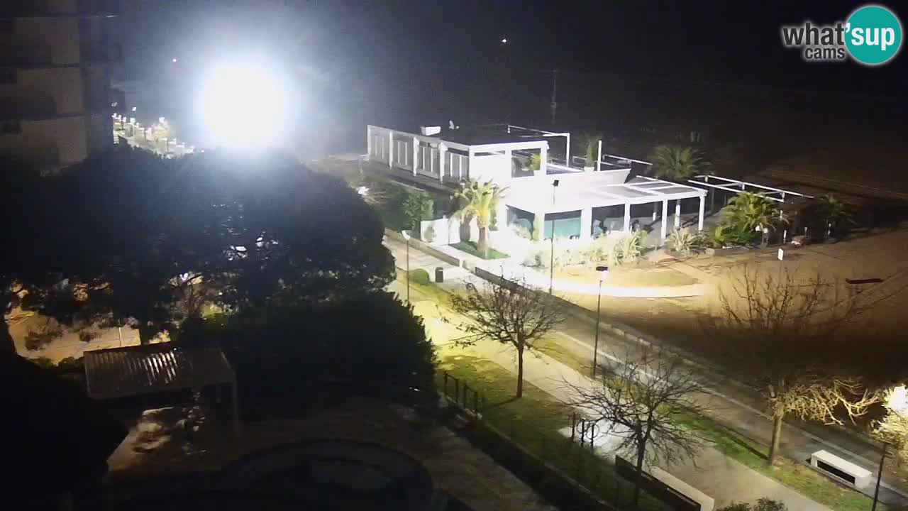 Webcam en direct plage de Bibione – vue depuis Ashanti ApartHotel