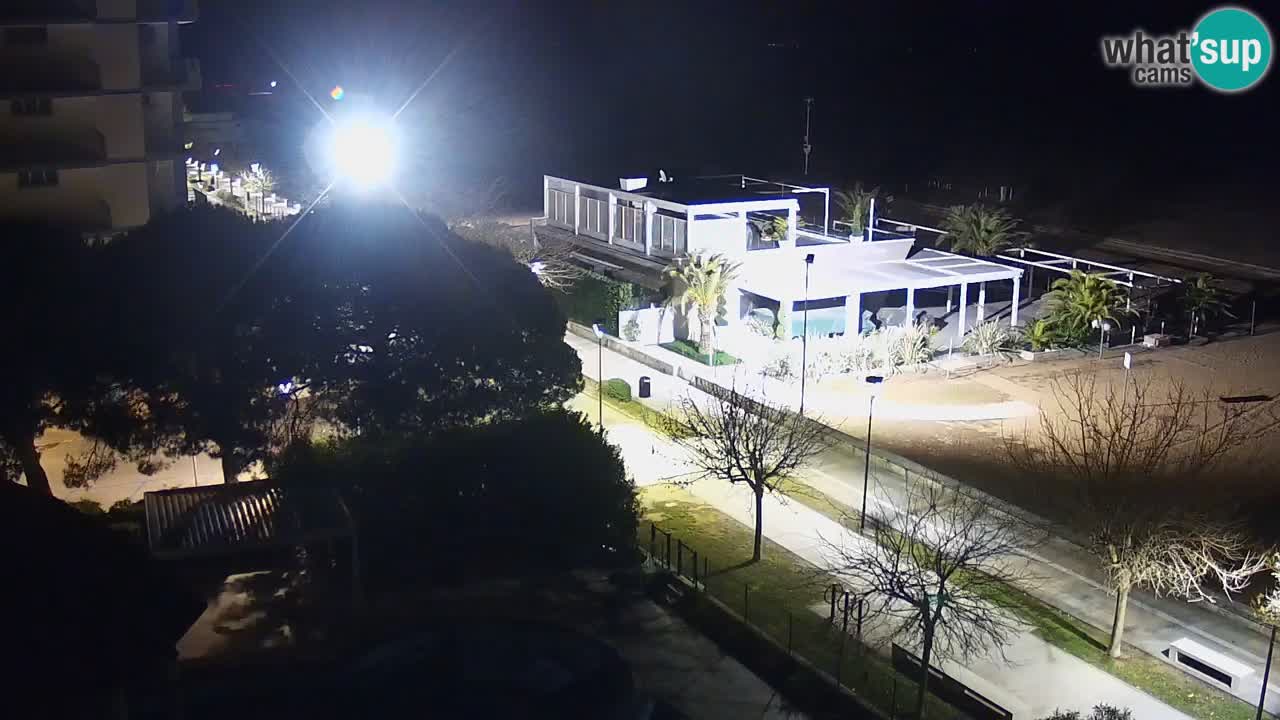 Web kamera Bibione plaža – pogled sa Ashanti ApartHotela