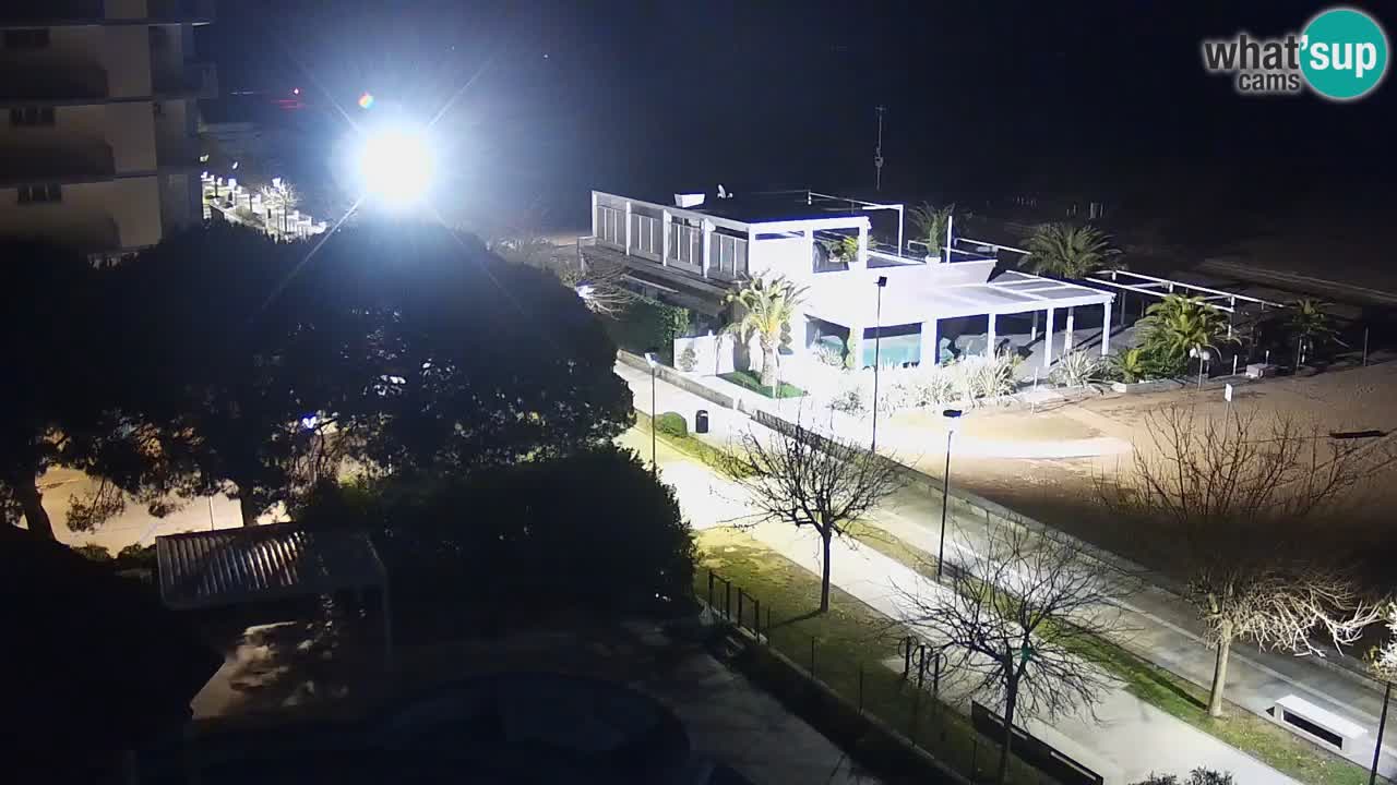 Web kamera Bibione plaža – pogled sa Ashanti ApartHotela