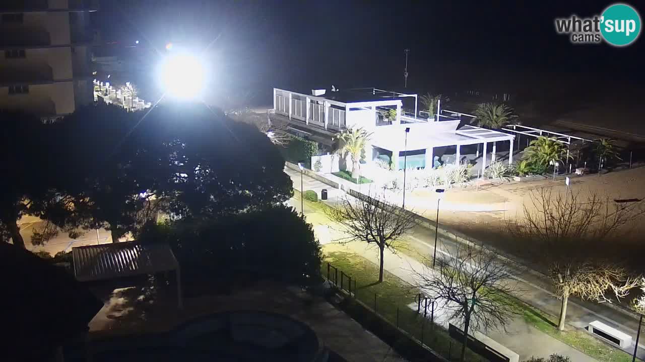 Webcam en vivo playa Bibione – vista desde Ashanti ApartHotel