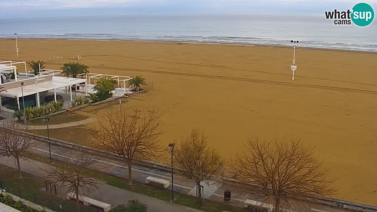 Spletna kamera Bibione plaža – pogled iz Ashanti ApartHotela