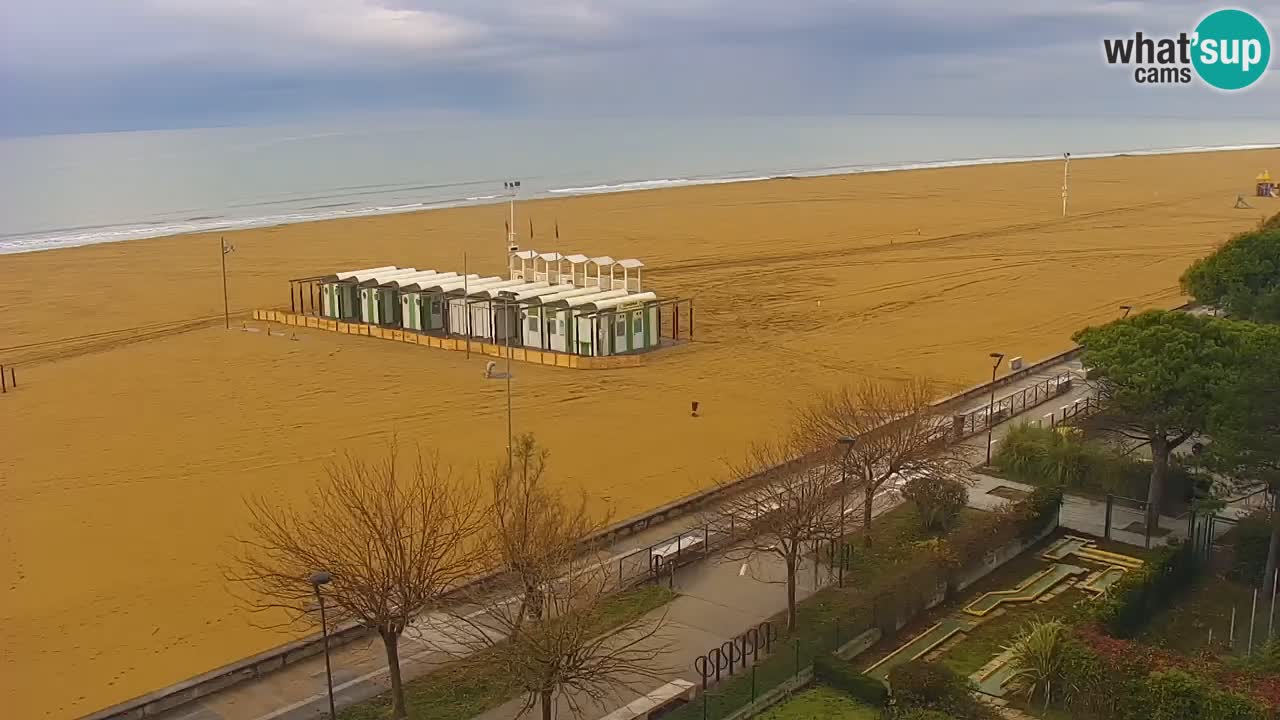 Webcam en vivo playa Bibione – vista desde Ashanti ApartHotel