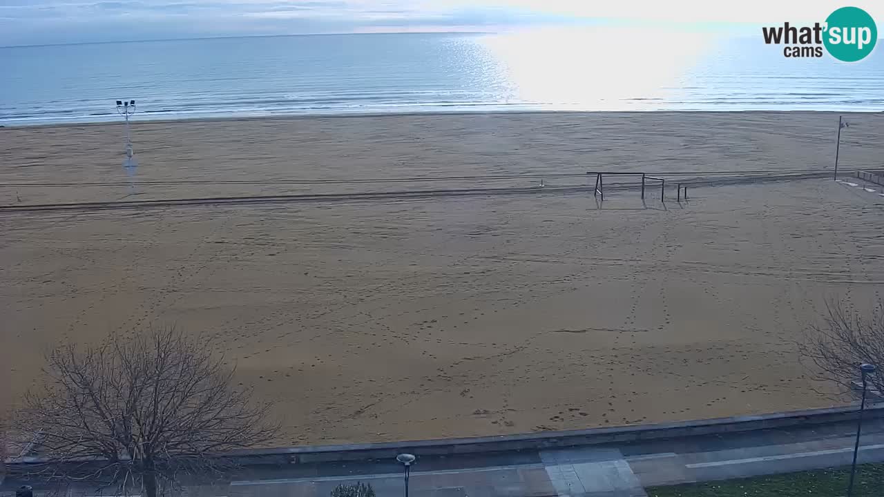 Webcam en direct plage de Bibione – vue depuis Ashanti ApartHotel