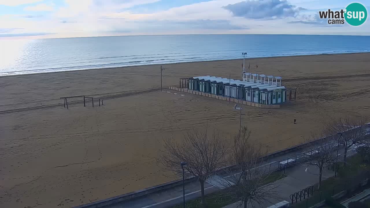 Web kamera Bibione plaža – pogled sa Ashanti ApartHotela