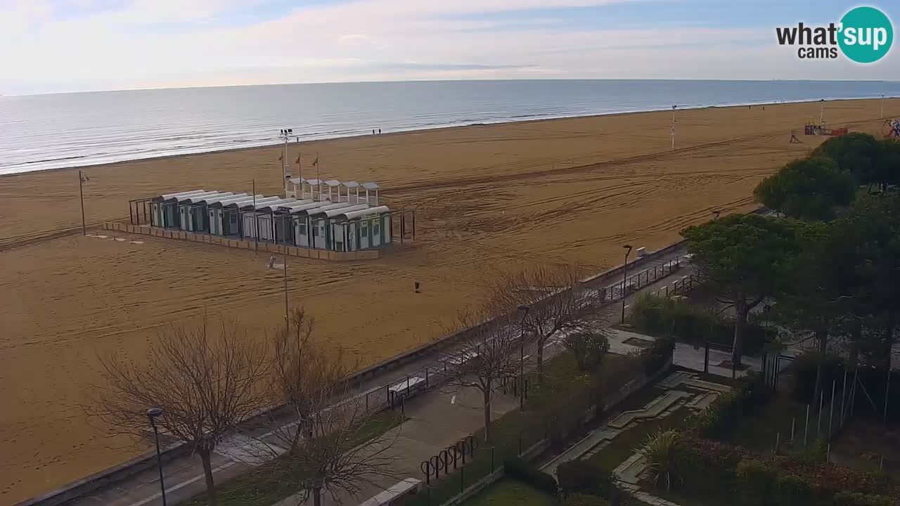 Web kamera Bibione plaža – pogled sa Ashanti ApartHotela