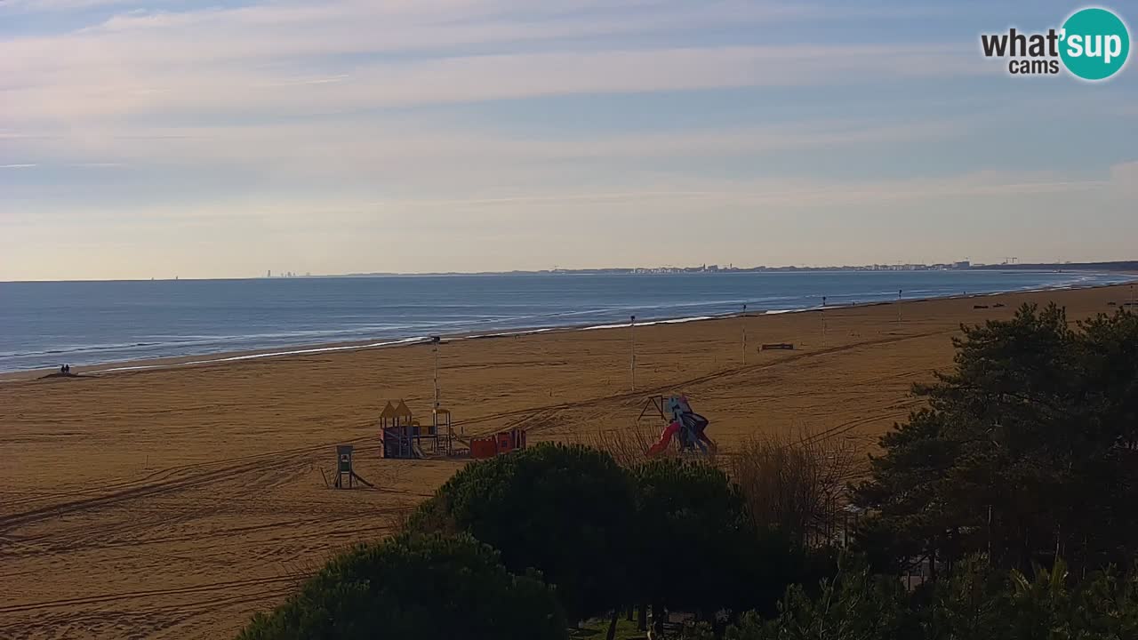 Webcam en direct plage de Bibione – vue depuis Ashanti ApartHotel