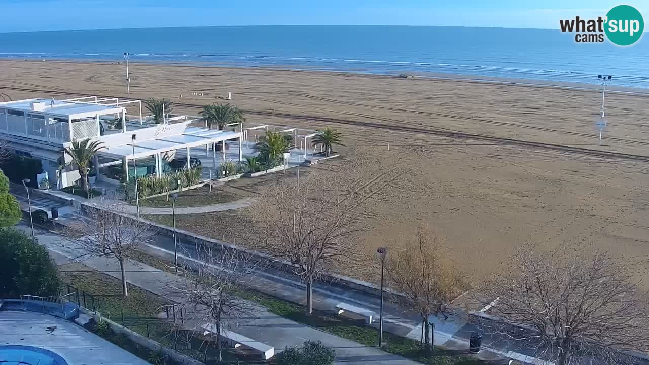 Webcam en vivo playa Bibione – vista desde Ashanti ApartHotel