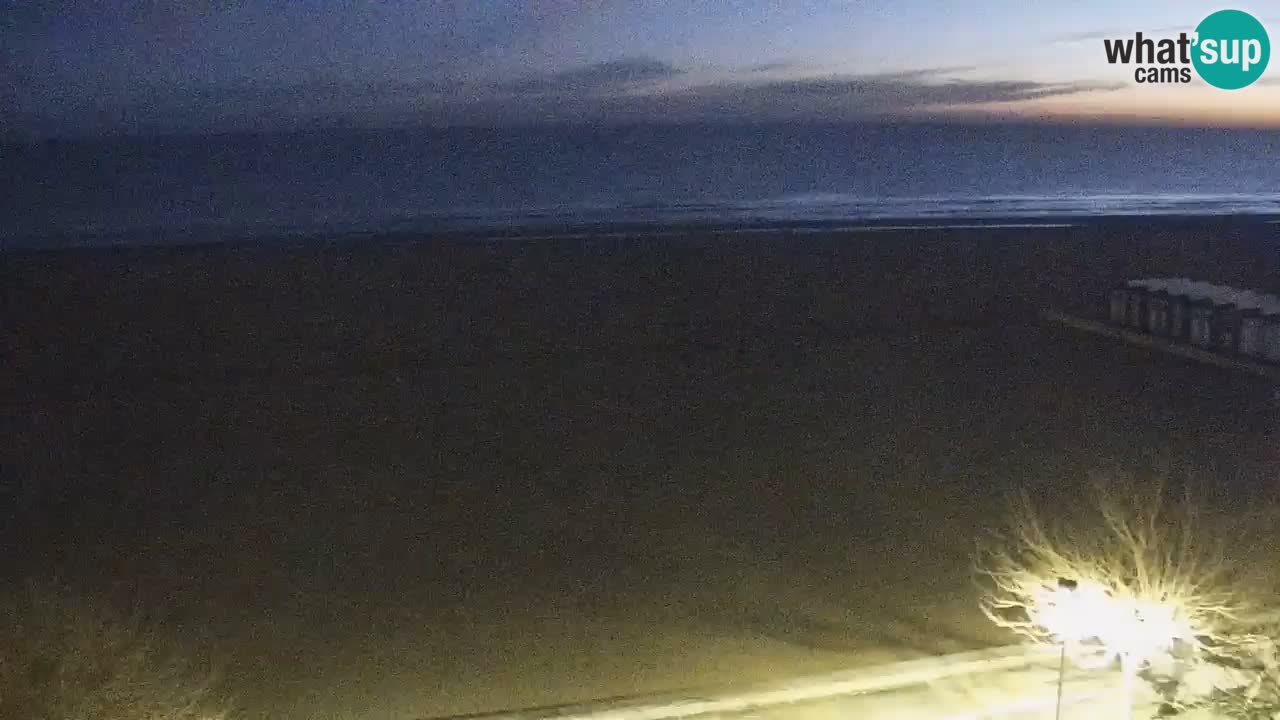 Web kamera Bibione plaža – pogled sa Ashanti ApartHotela