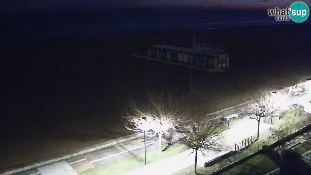 Web kamera Bibione plaža – pogled sa Ashanti ApartHotela