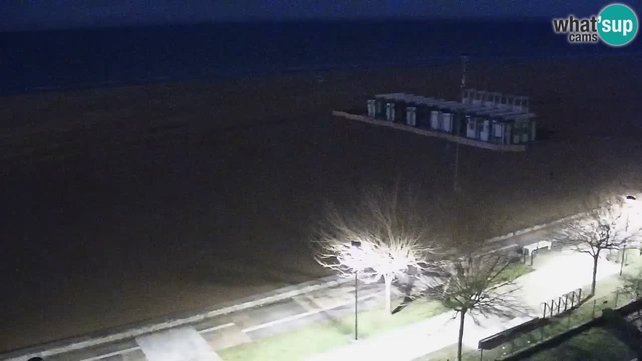 Webcam en direct plage de Bibione – vue depuis Ashanti ApartHotel