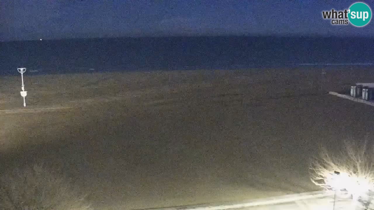 Spletna kamera Bibione plaža – pogled iz Ashanti ApartHotela