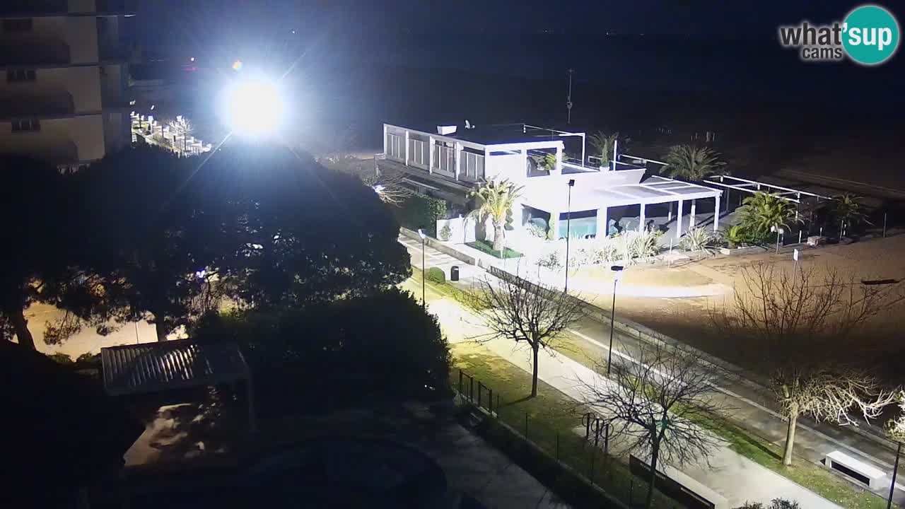 Webcam en direct plage de Bibione – vue depuis Ashanti ApartHotel