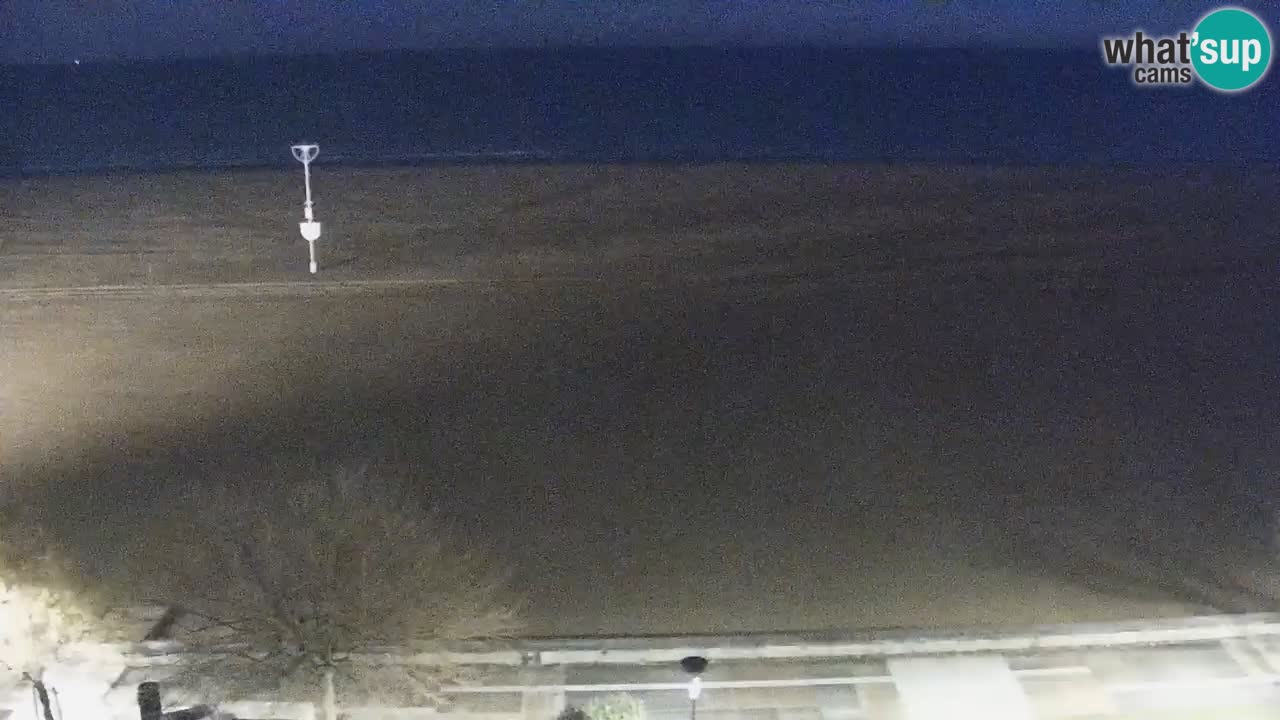 Webcam en direct plage de Bibione – vue depuis Ashanti ApartHotel