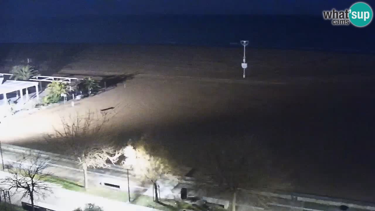 Webcam en direct plage de Bibione – vue depuis Ashanti ApartHotel