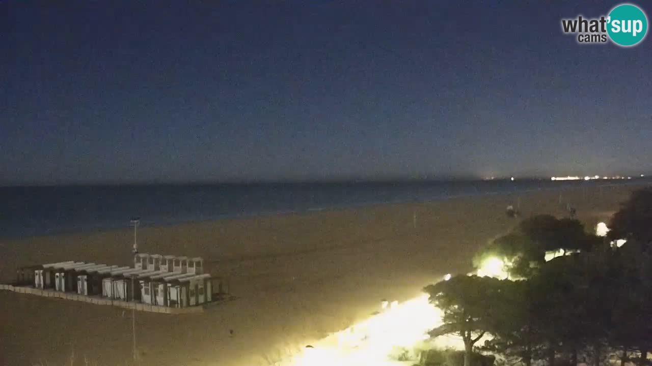 Webcam en direct plage de Bibione – vue depuis Ashanti ApartHotel