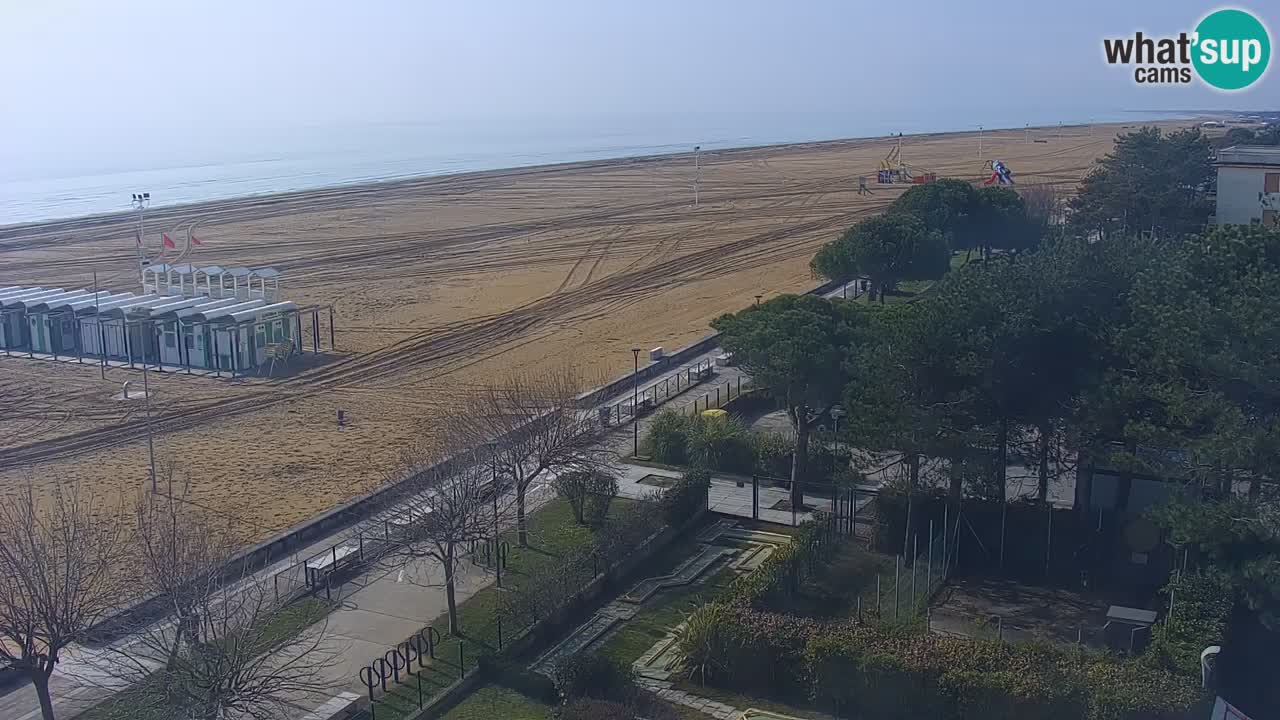 Webcam en direct plage de Bibione – vue depuis Ashanti ApartHotel