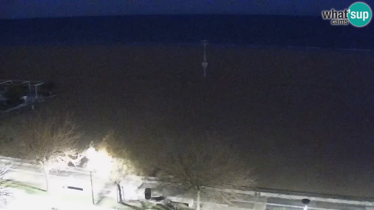 Web kamera Bibione plaža – pogled sa Ashanti ApartHotela