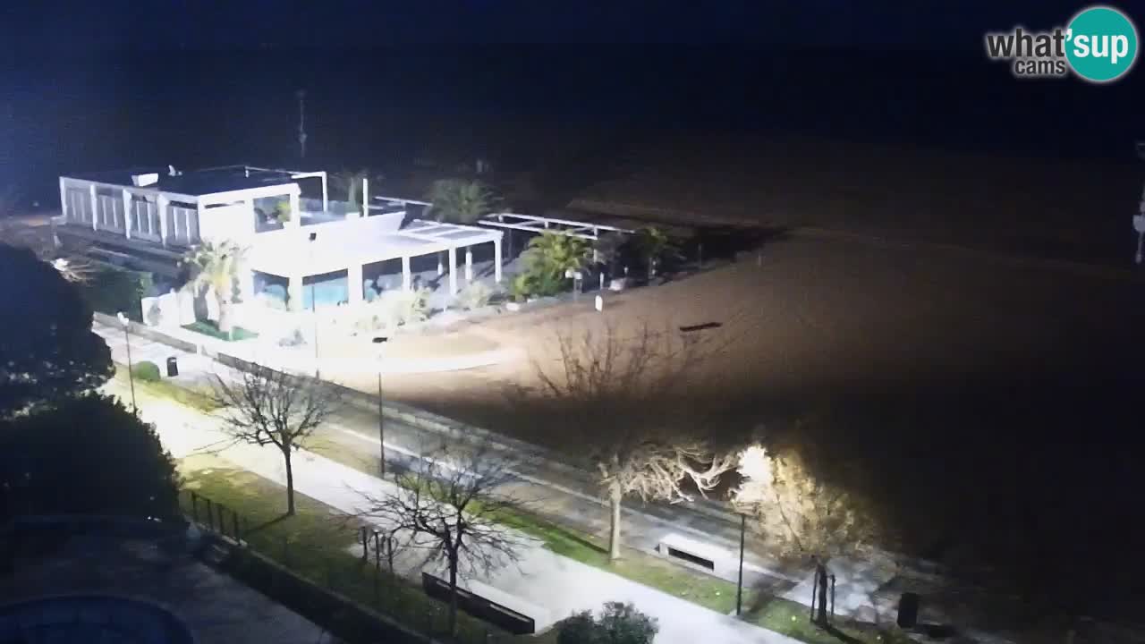 Web kamera Bibione plaža – pogled sa Ashanti ApartHotela