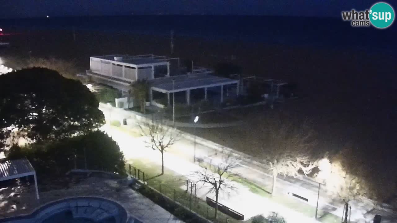 Web kamera Bibione plaža – pogled sa Ashanti ApartHotela