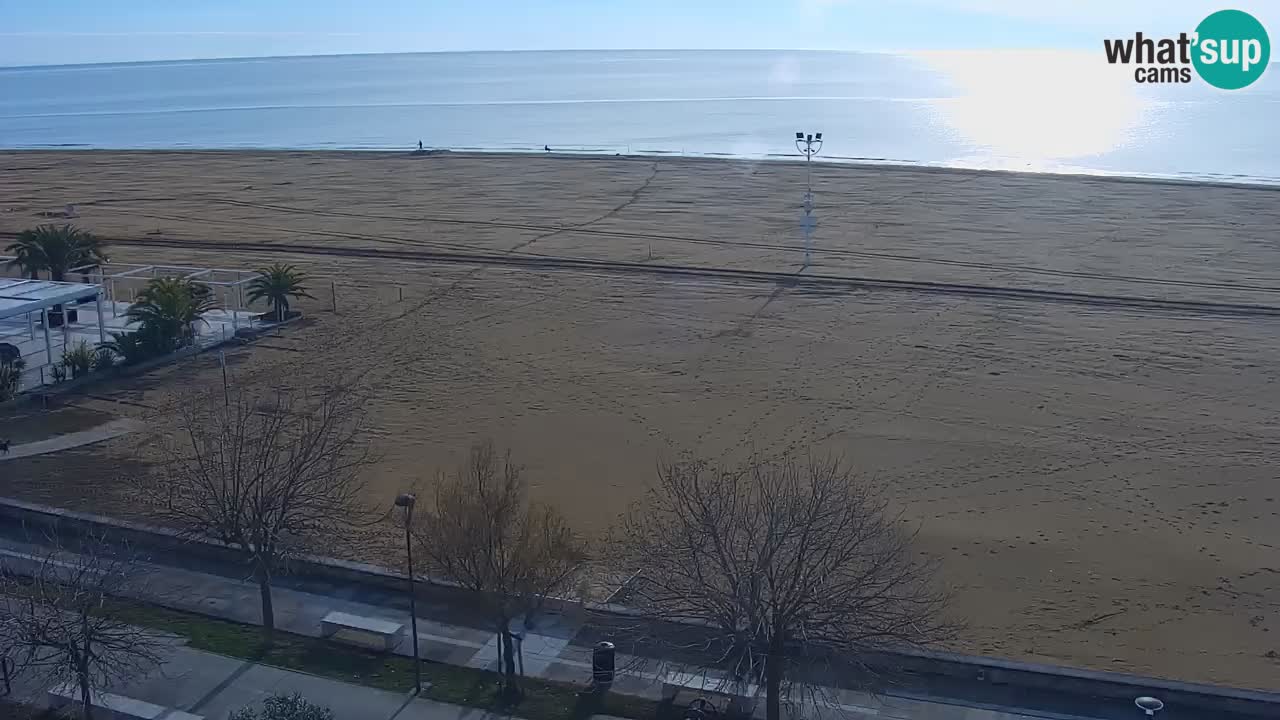 Spletna kamera Bibione plaža – pogled iz Ashanti ApartHotela