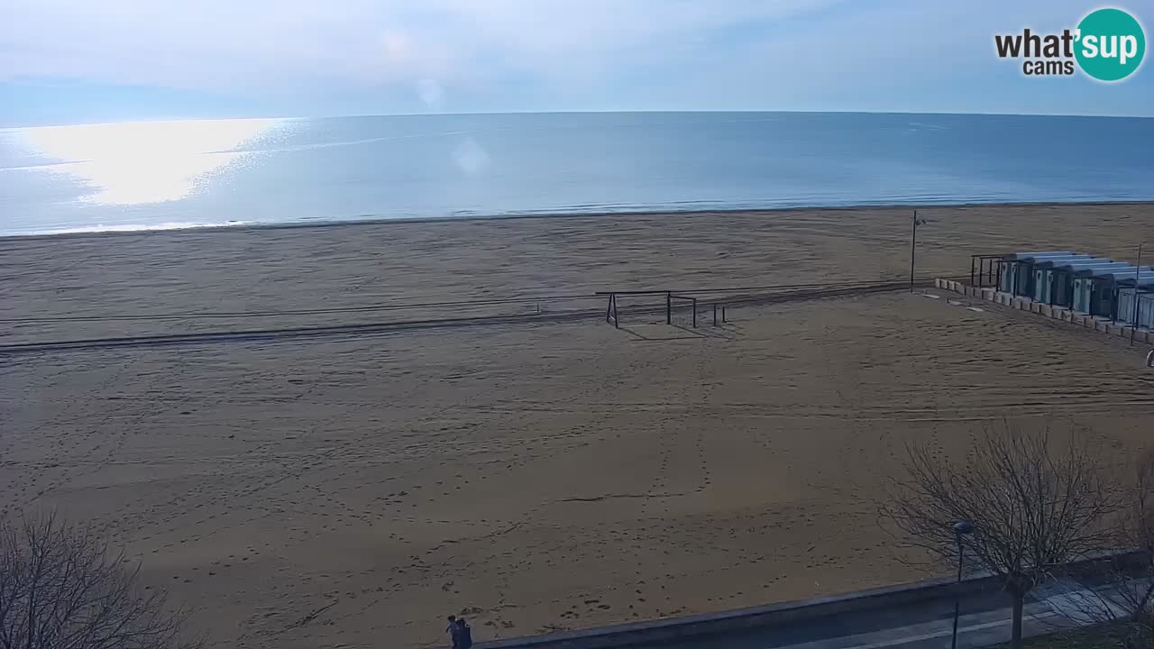 Webcam en direct plage de Bibione – vue depuis Ashanti ApartHotel