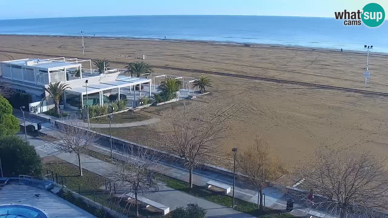 Webcam en vivo playa Bibione – vista desde Ashanti ApartHotel