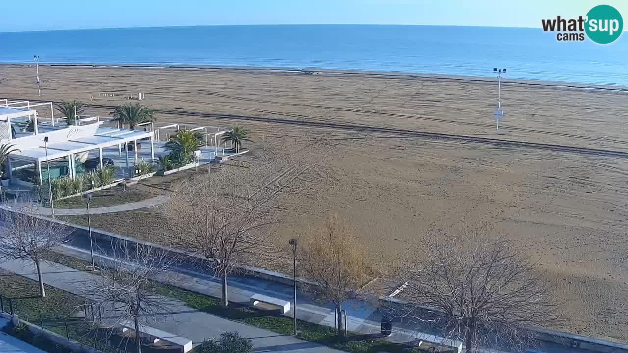 Web kamera Bibione plaža – pogled sa Ashanti ApartHotela