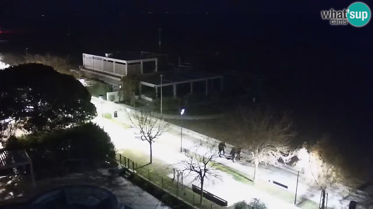 Webcam en direct plage de Bibione – vue depuis Ashanti ApartHotel