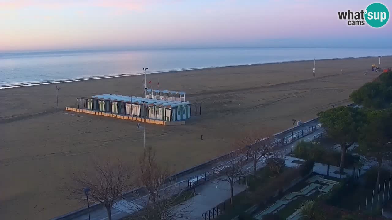 Web kamera Bibione plaža – pogled sa Ashanti ApartHotela