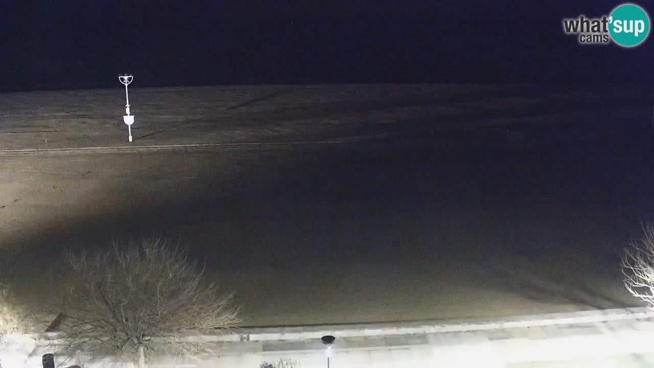 Web kamera Bibione plaža – pogled sa Ashanti ApartHotela