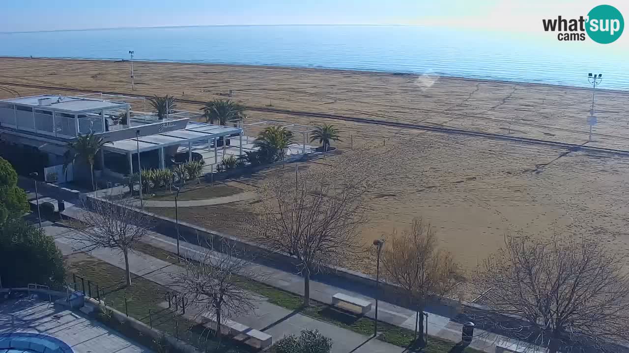 Webcam en vivo playa Bibione – vista desde Ashanti ApartHotel