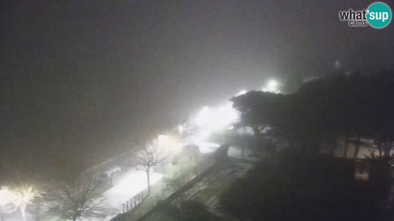 Webcam en direct plage de Bibione – vue depuis Ashanti ApartHotel