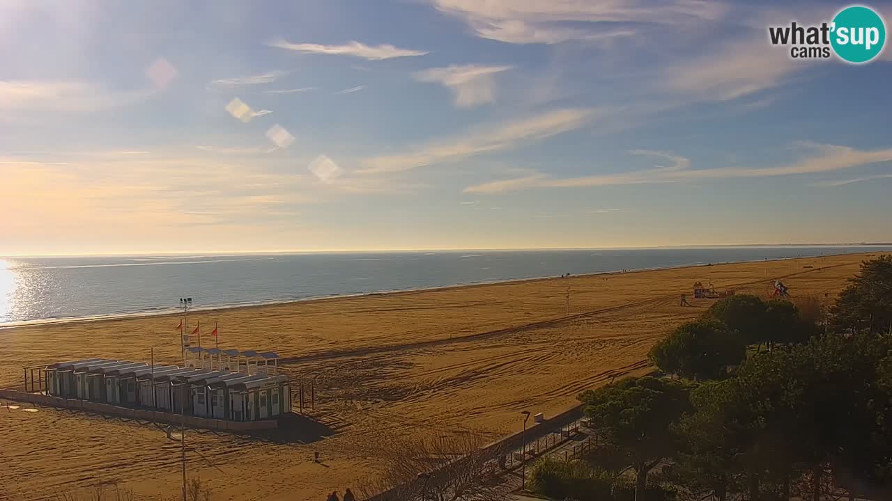 Webcam en direct plage de Bibione – vue depuis Ashanti ApartHotel