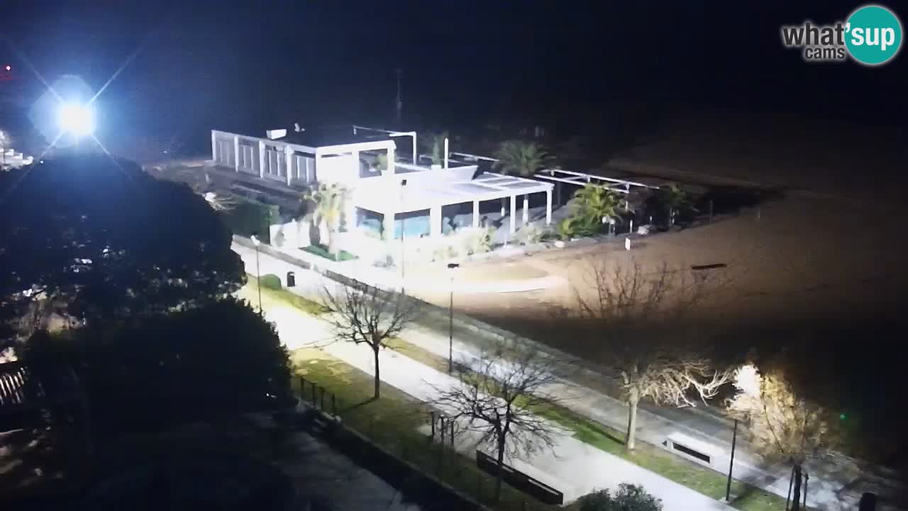 Webcam en vivo playa Bibione – vista desde Ashanti ApartHotel