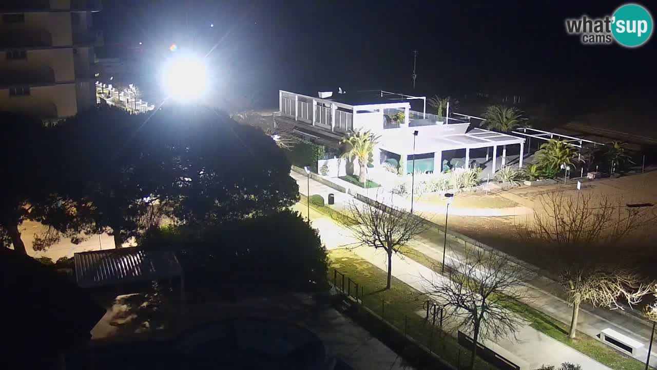 Webcam en direct plage de Bibione – vue depuis Ashanti ApartHotel