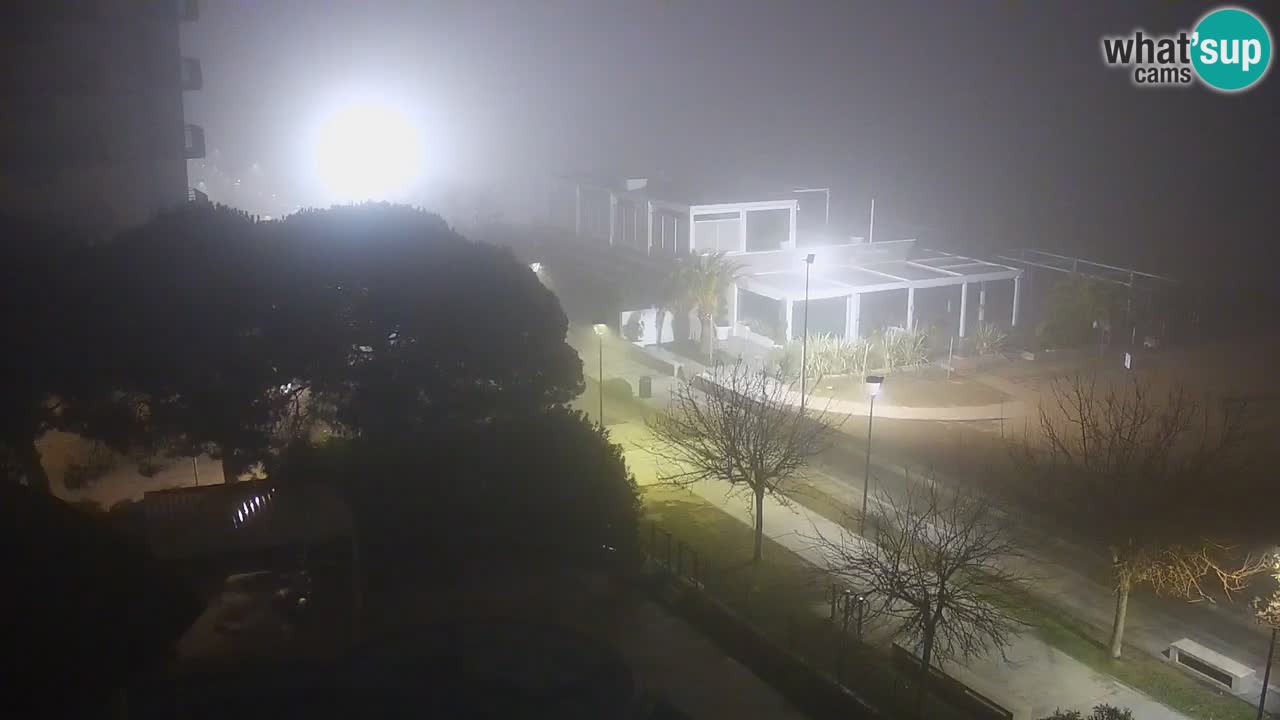 Web kamera Bibione plaža – pogled sa Ashanti ApartHotela