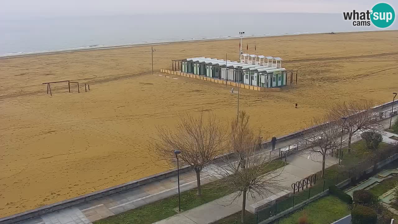 Webcam en direct plage de Bibione – vue depuis Ashanti ApartHotel