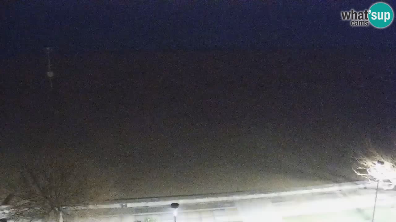 Web kamera Bibione plaža – pogled sa Ashanti ApartHotela