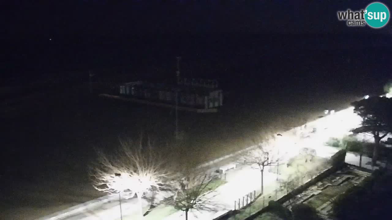 Webcam en direct plage de Bibione – vue depuis Ashanti ApartHotel