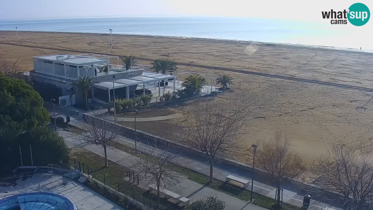 Web kamera Bibione plaža – pogled sa Ashanti ApartHotela