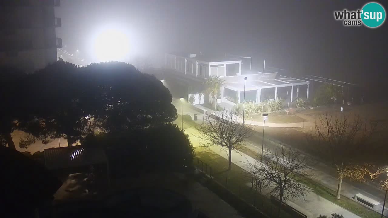 Webcam en vivo playa Bibione – vista desde Ashanti ApartHotel