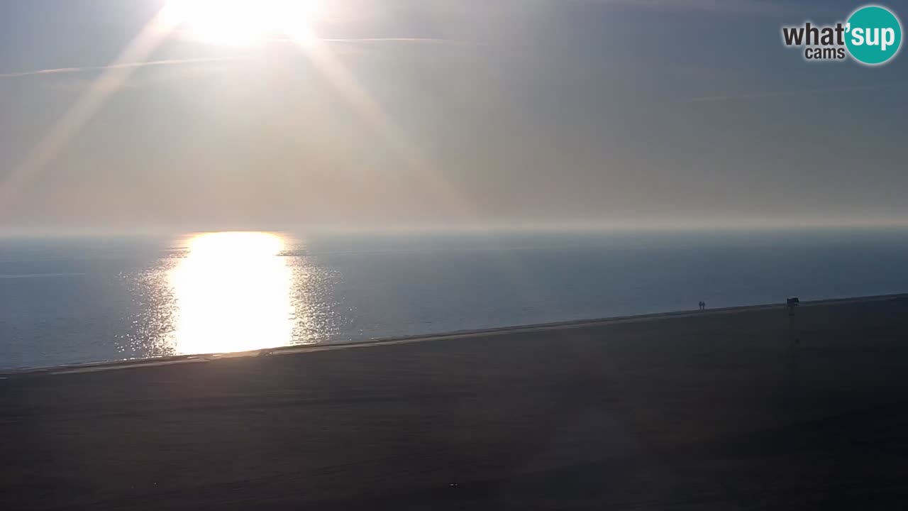 Webcam en vivo playa Bibione – vista desde Ashanti ApartHotel