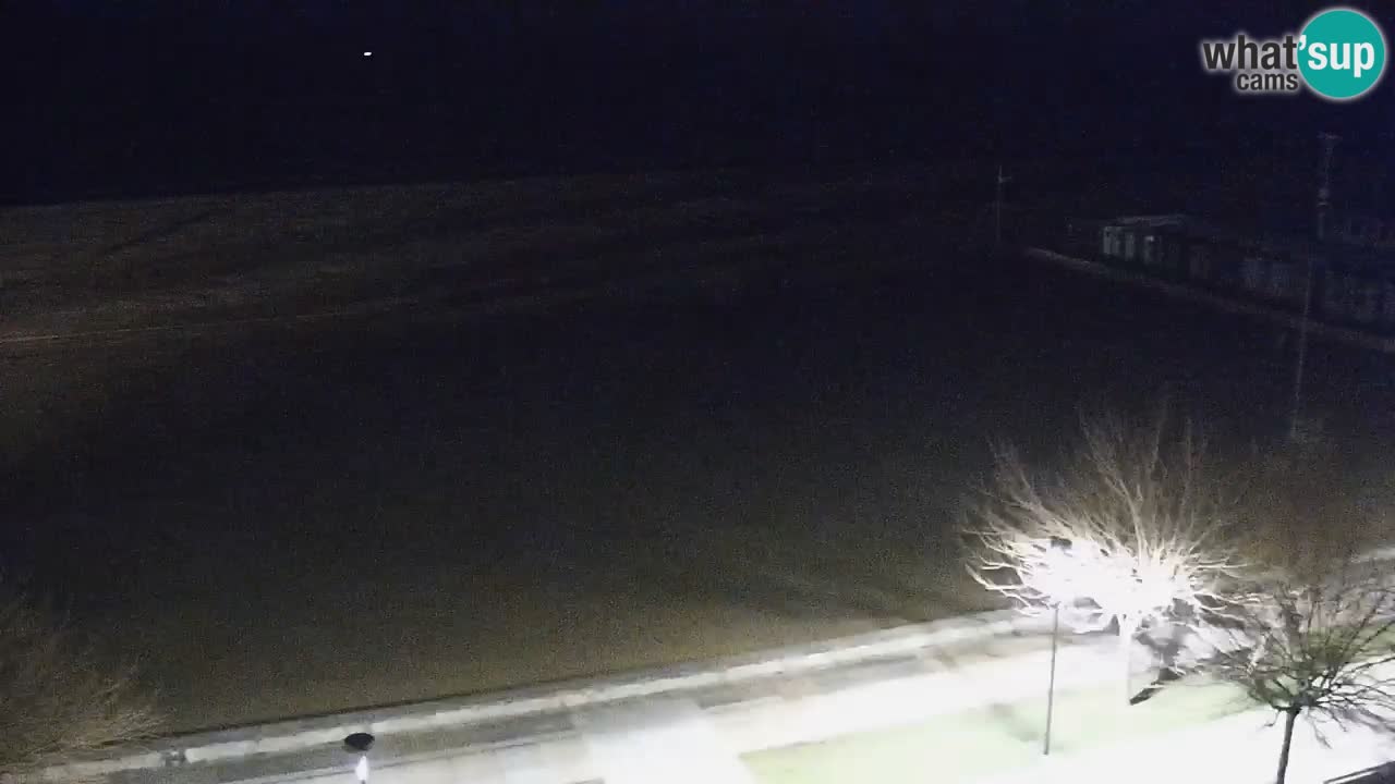 Webcam en vivo playa Bibione – vista desde Ashanti ApartHotel