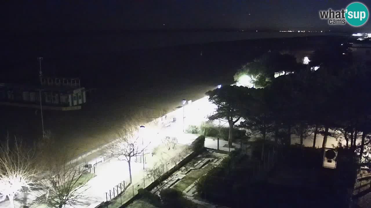 Webcam en direct plage de Bibione – vue depuis Ashanti ApartHotel