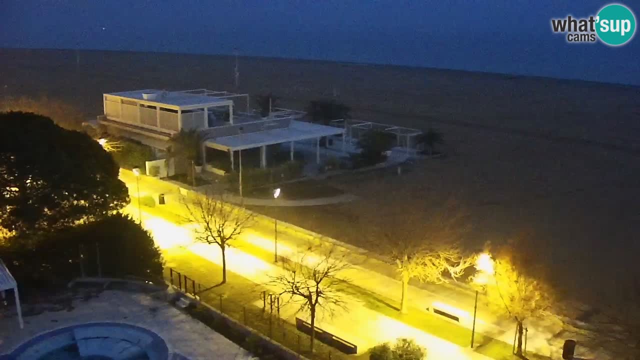 Webcam en vivo playa Bibione – vista desde Ashanti ApartHotel