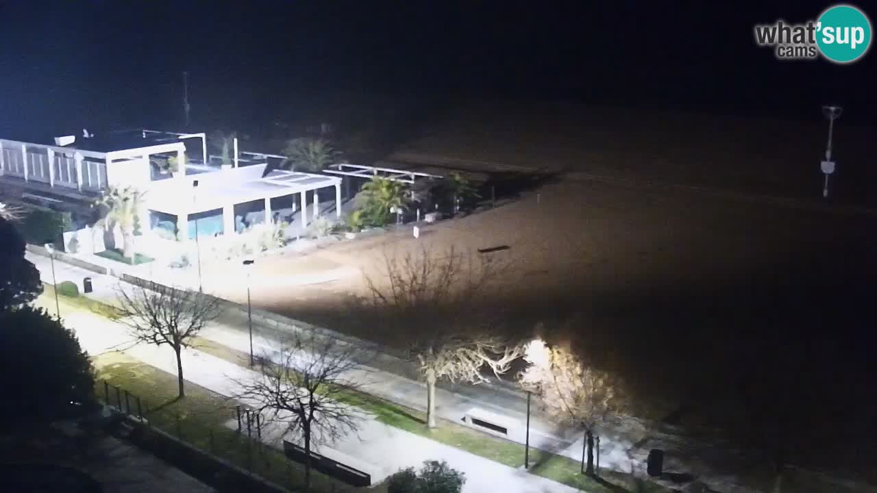 Webcam en direct plage de Bibione – vue depuis Ashanti ApartHotel