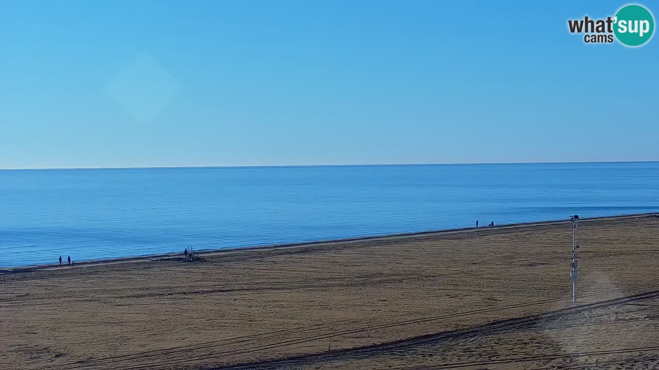 Webcam en direct plage de Bibione – vue depuis Ashanti ApartHotel